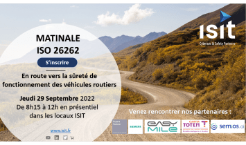 Matinale ISO26262 - ISIT - Sept 2022