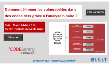 Webinar - CodeSentry - Mai 2021 ISIT