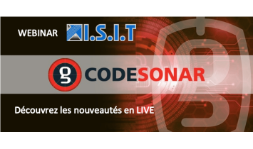 Webinars ISIT - News CodeSonar - Novembre 2020