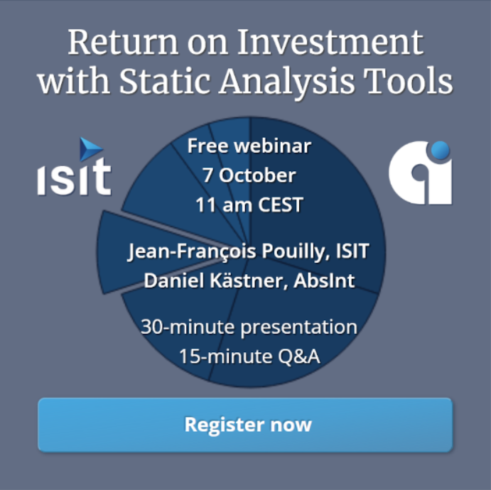 webinar-ROI with static analysis tools-absint-oct2025 webinar-ROI with static analysis tools-absint-oct2025